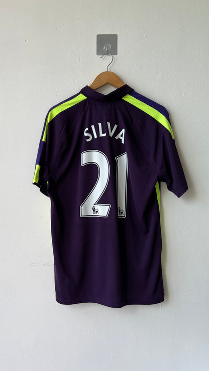 Manchester City 2014-15 Third Shirt Silva #21 (L)