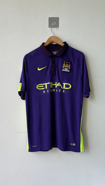 Manchester City 2014-15 Third Shirt Silva #21 (L)