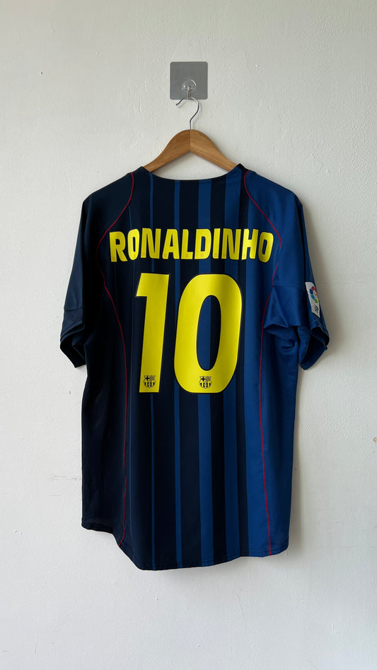 Barcelona 2004-06 Away Shirt Ronaldinho #10 (L)