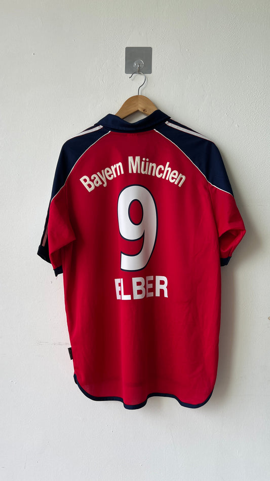 Bayern Munich 1999-01 Home Shirt Elber #9 (L)