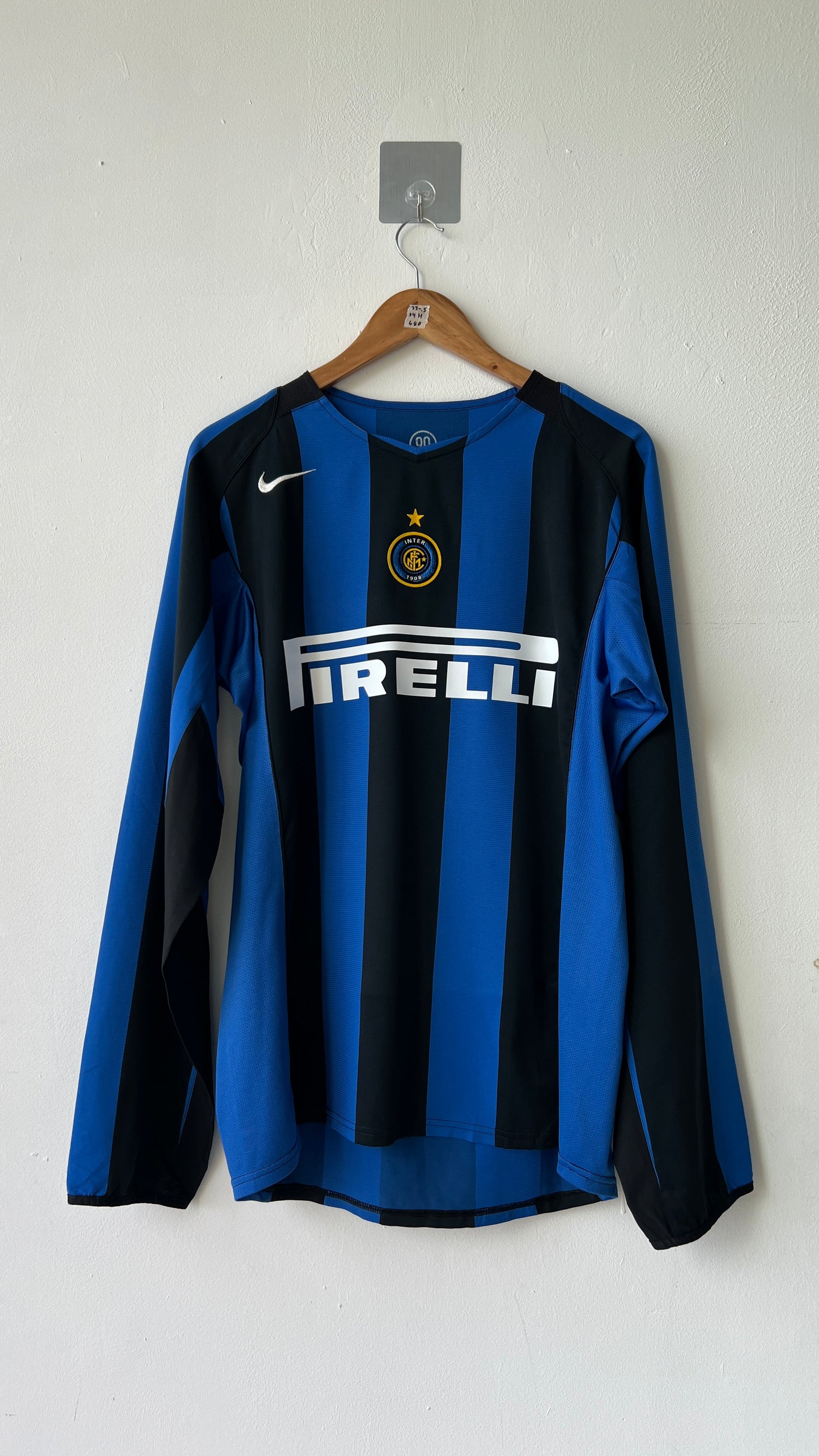 Inter Milan 2004-05 Home L/S Home Shirt Emre #5 (L)