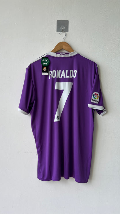 Real Madrid 2016-17 Away Shirt Ronaldo #7 (XL) (Brand New)