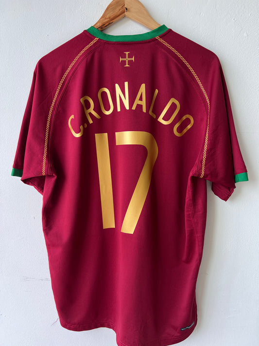 Portugal 2006-08 Home Shirt C. Ronaldo #17 (L)