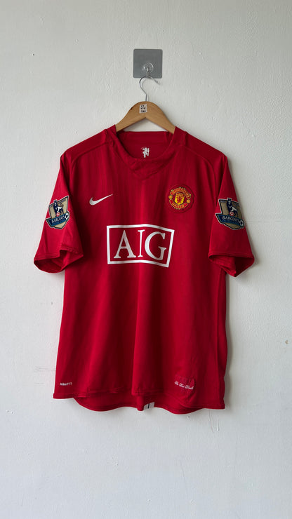 Manchester United 2007-09 Home Shirt Rooney #10 (XL)