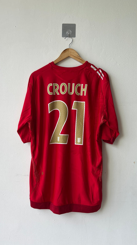 England 2006 Away Shirt Crouch #21 (XXL)