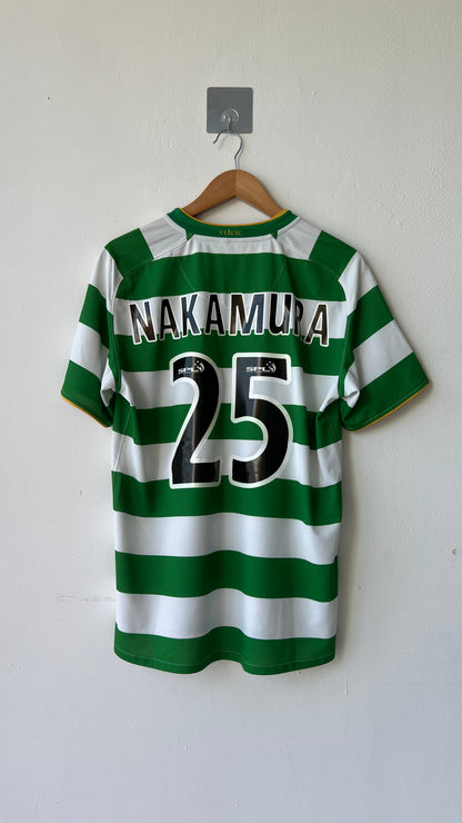 Celtic 2008-10 Home Shirt Nakamura #25 (M)