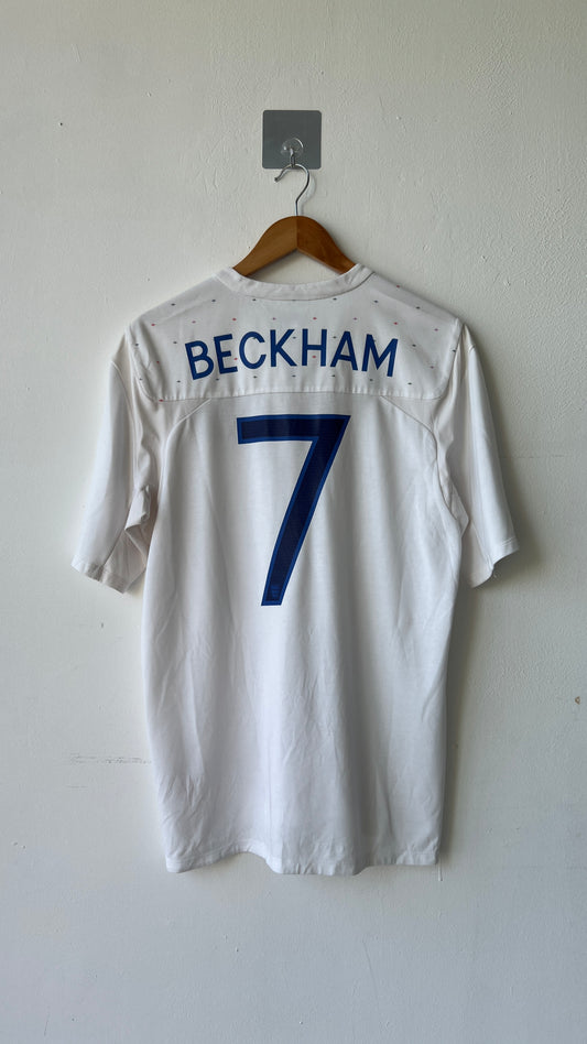 England 2010-11 Home Shirt Beckham #7 (L)