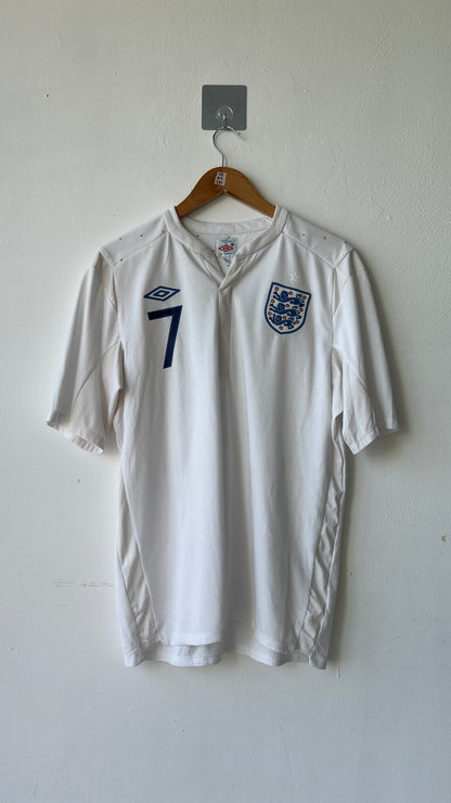 England 2010-11 Home Shirt Beckham #7 (L)