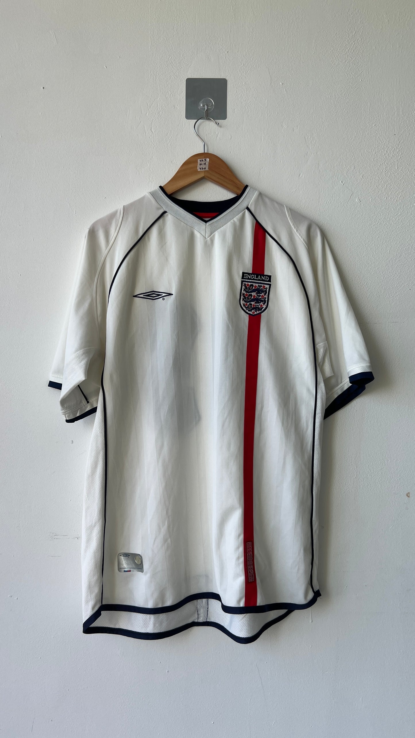 England 2001-03 Home Shirt #13 (L/XL)